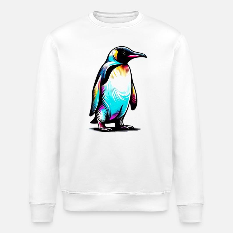 Pinguin - Stanley/Stella Unisex Bio-Sweatshirt ROLLER - Weiß