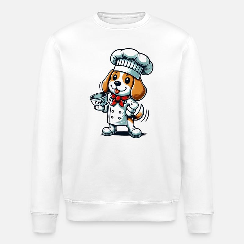 Beagle Koch - Stanley/Stella Unisex Bio-Sweatshirt ROLLER - Weiß