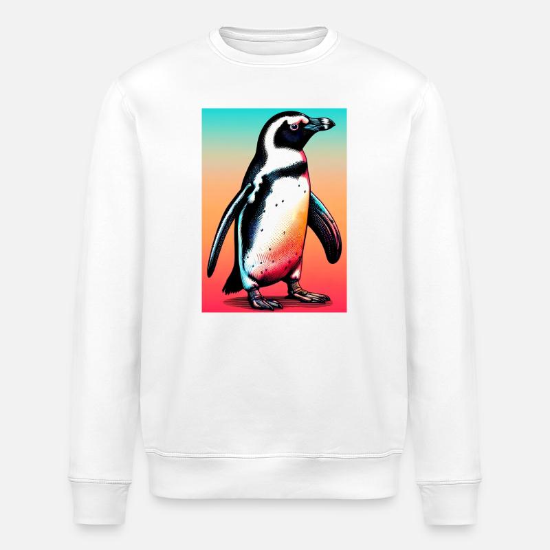 Pinguin - Stanley/Stella Unisex Bio-Sweatshirt ROLLER - Weiß
