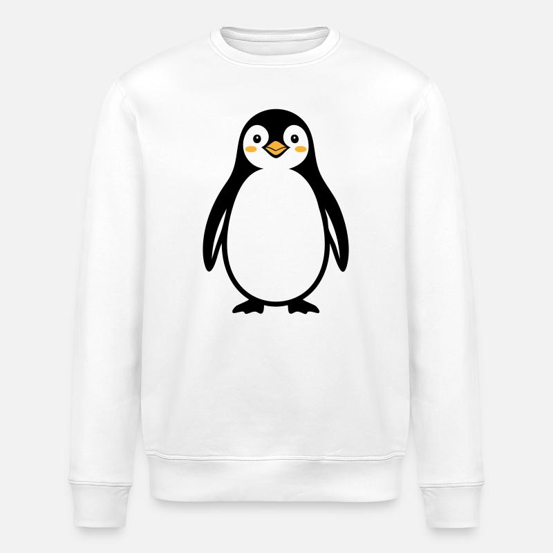 Pinguin - Stanley/Stella Unisex Bio-Sweatshirt ROLLER - Weiß