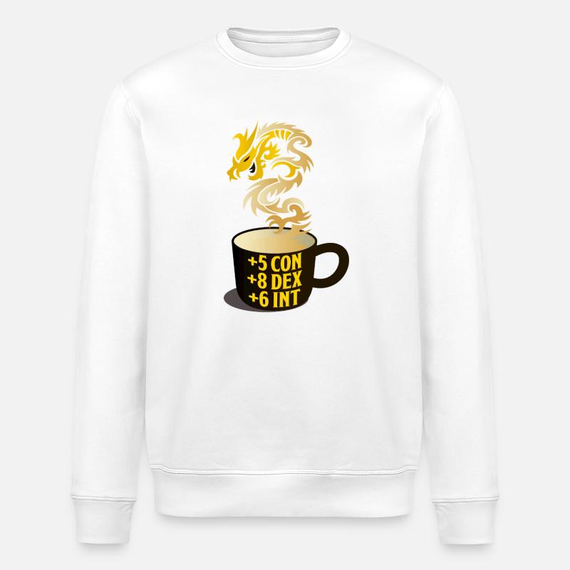 Dragon Steam RPG Stat Mug - Sweat bio ROLLER Stanley/Stella Unisexe - blanc