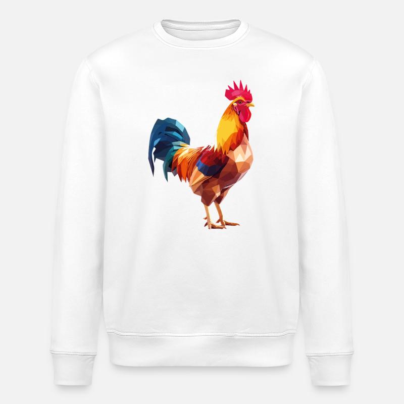 Hahnp2 - Stanley/Stella Unisex Bio-Sweatshirt ROLLER - Weiß