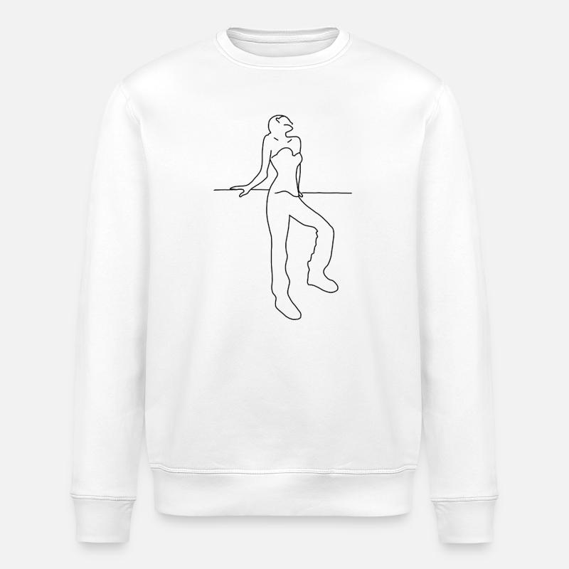 Lady - Stanley/Stella ROLLER Unisex Organic Sweatshirt - white