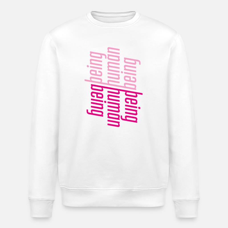 ThinkBick_being_human_being_2026 - Sweat bio ROLLER Stanley/Stella Unisexe - blanc