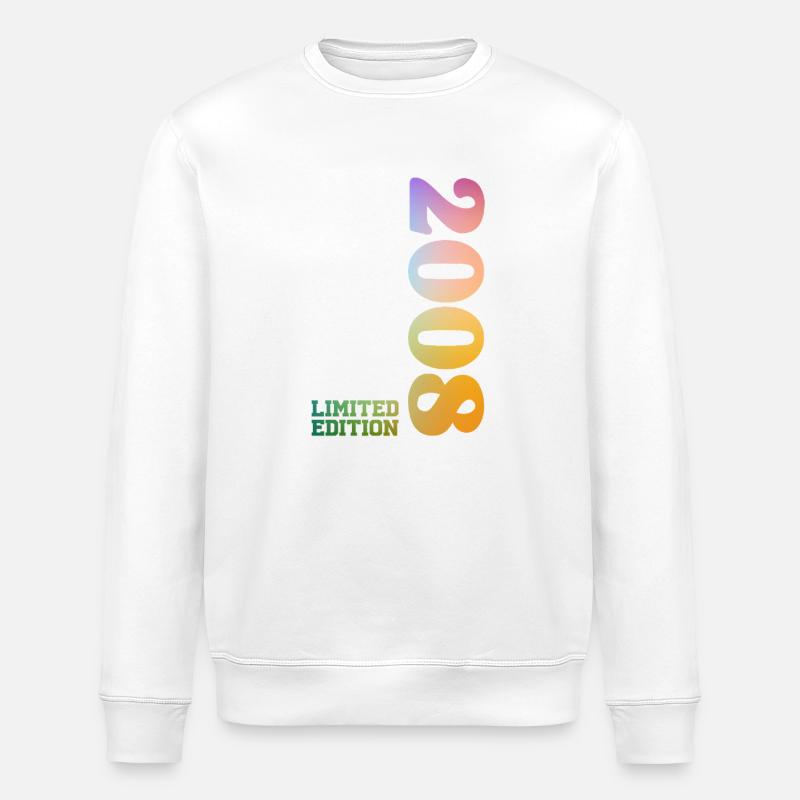 18e anniversaire Édition Limitée Cadeau Dix-Huit - Sweat bio ROLLER Stanley/Stella Unisexe - blanc