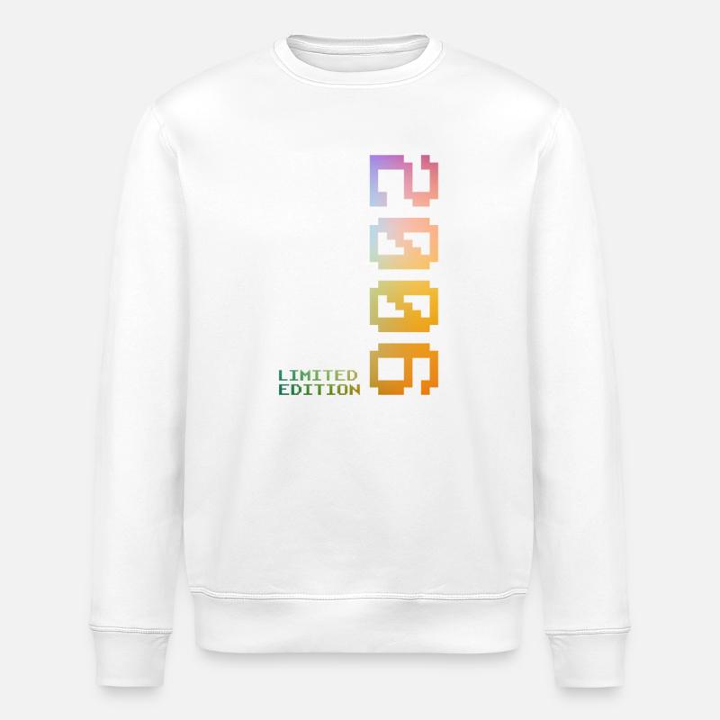 20e anniversaire 2006 Cadeau Pixel - Sweat bio ROLLER Stanley/Stella Unisexe - blanc