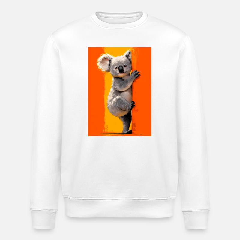Koala - Stanley/Stella Unisex Bio-Sweatshirt ROLLER - Weiß