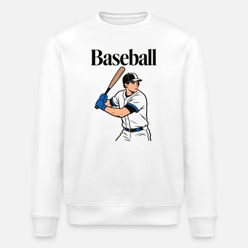 base-ball - Sweat bio ROLLER Stanley/Stella Unisexe - blanc