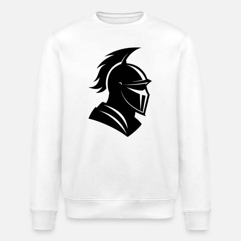 Casque de chevalier - Sweat bio ROLLER Stanley/Stella Unisexe - blanc