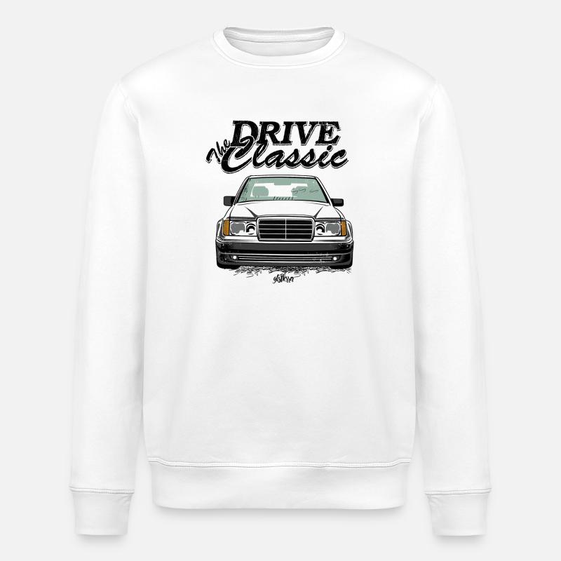 W124 drive the classic - Stanley/Stella Unisex Bio-Sweatshirt ROLLER - Weiß