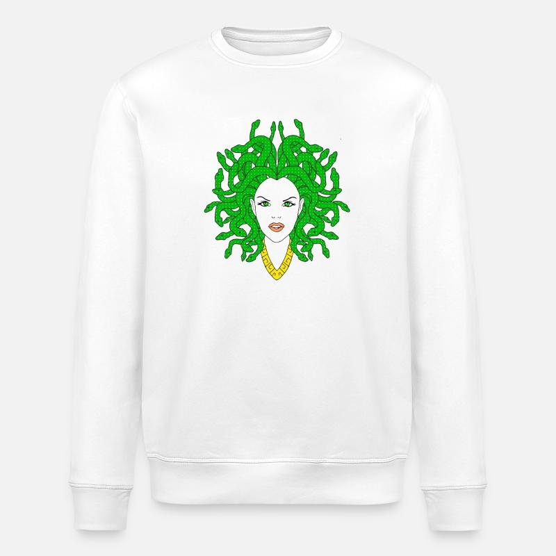 MEDUSA - Stanley/Stella Unisex Bio-Sweatshirt ROLLER - Weiß