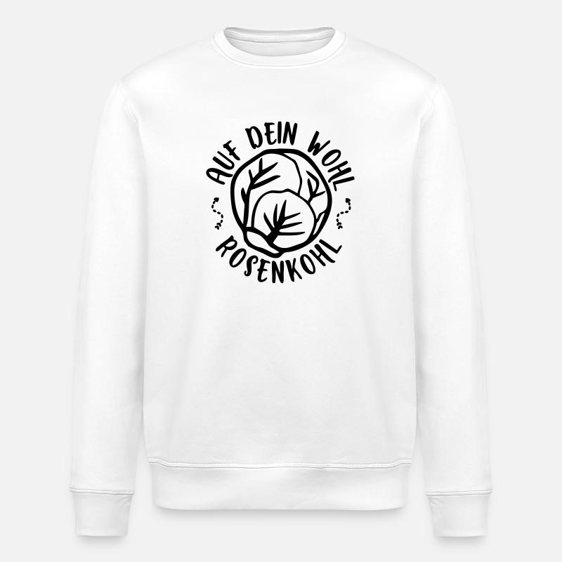 rosenkohl - Stanley/Stella Unisex Bio-Sweatshirt ROLLER - Weiß