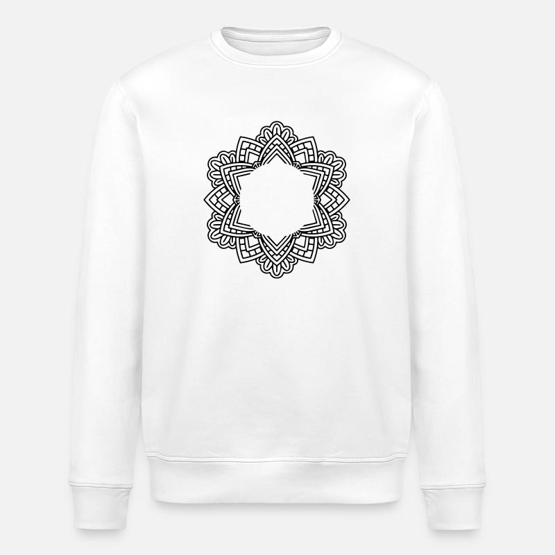 Mandala - Stanley/Stella Unisex Bio-Sweatshirt ROLLER - Weiß