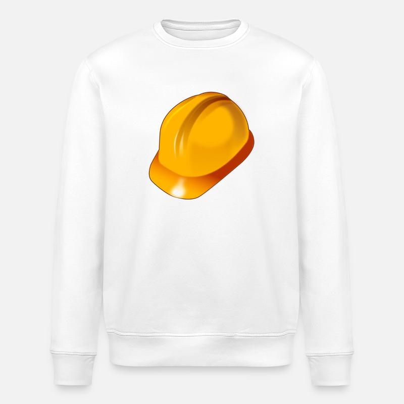 Schutzhelm - Stanley/Stella Unisex Bio-Sweatshirt ROLLER - Weiß