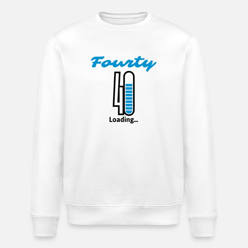 Fourty Loading ... - Stanley/Stella ROLLER Unisex Organic Sweatshirt - white