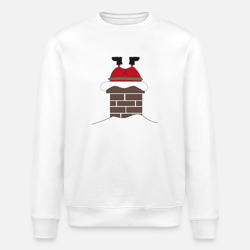 weihnachten - Stanley/Stella Unisex Bio-Sweatshirt ROLLER - Weiß