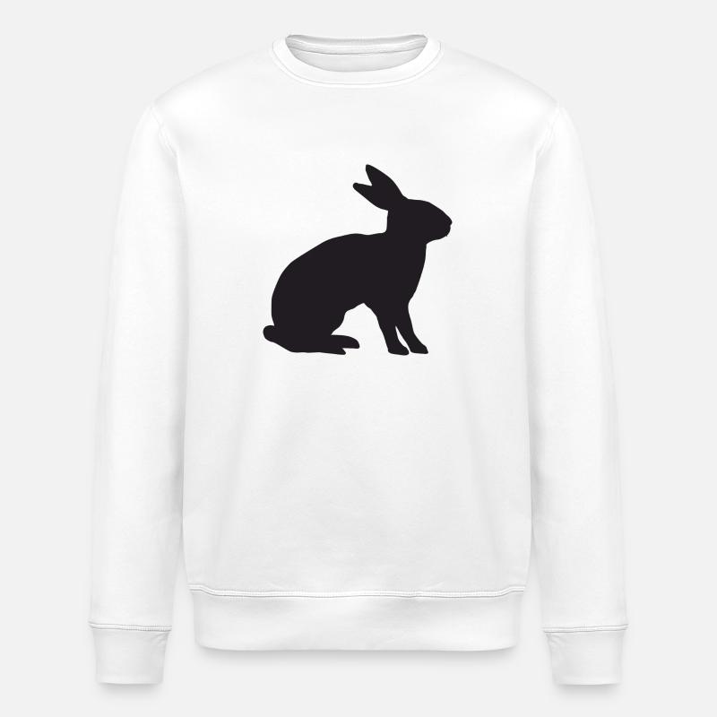 rabbit - Stanley/Stella Unisex Bio-Sweatshirt ROLLER - Weiß
