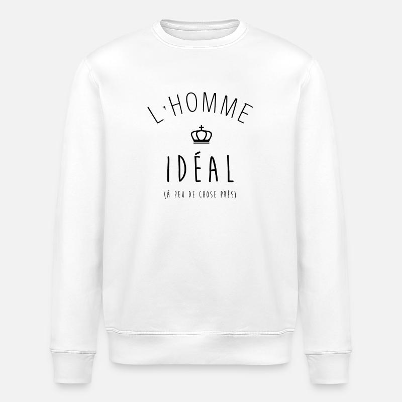 idealer Mann - Stanley/Stella Unisex Bio-Sweatshirt ROLLER - Weiß