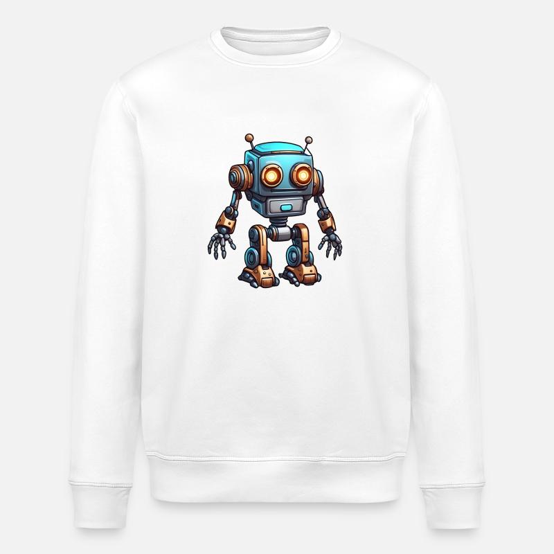 Robot / Machine / IA / Technologie / Mécanique - Sweat bio ROLLER Stanley/Stella Unisexe - blanc