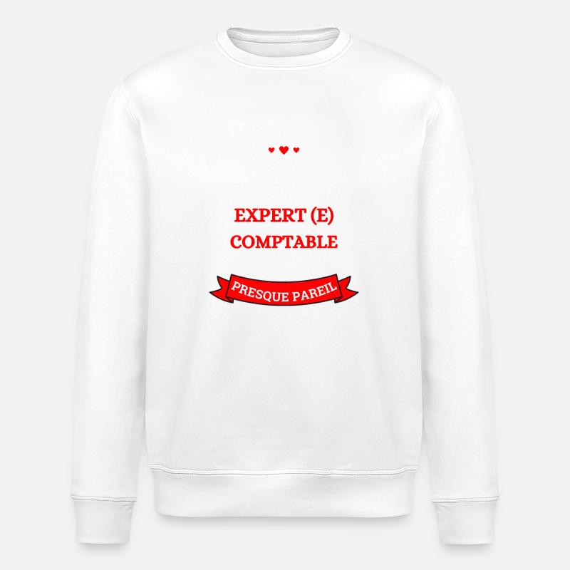 EXPERT(E)-COMPTABLE PARFAIT(E) - Sweat bio ROLLER Stanley/Stella Unisexe - blanc