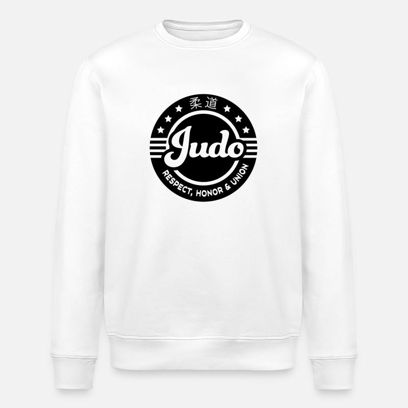 Judo - Stanley/Stella Unisex Bio-Sweatshirt ROLLER - Weiß
