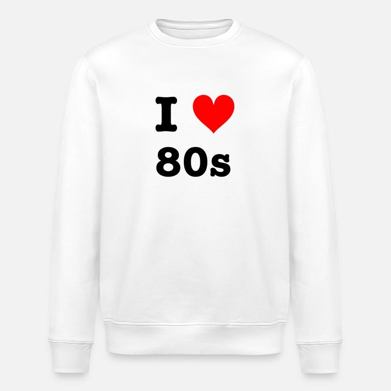 J'adore 80 - Sweat bio ROLLER Stanley/Stella Unisexe - blanc