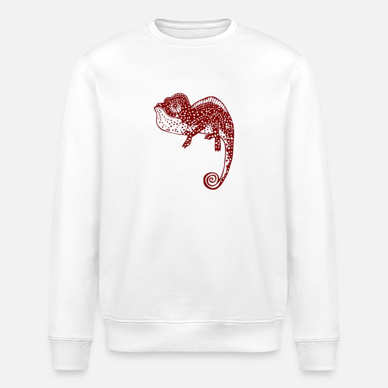 Chaméléon - Sweat bio ROLLER Stanley/Stella Unisexe - blanc