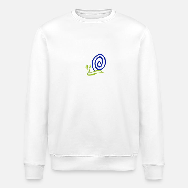 Escargot - Sweat bio ROLLER Stanley/Stella Unisexe - blanc