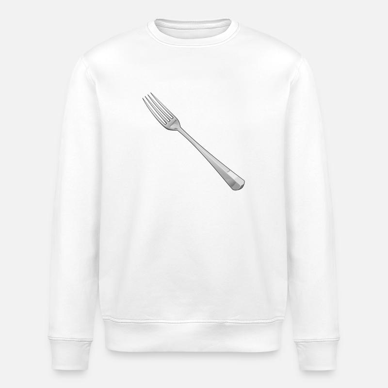 fork - Stanley/Stella ROLLER Unisex Organic Sweatshirt - white