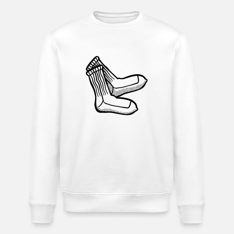 Socken - Stanley/Stella Unisex Bio-Sweatshirt ROLLER - Weiß