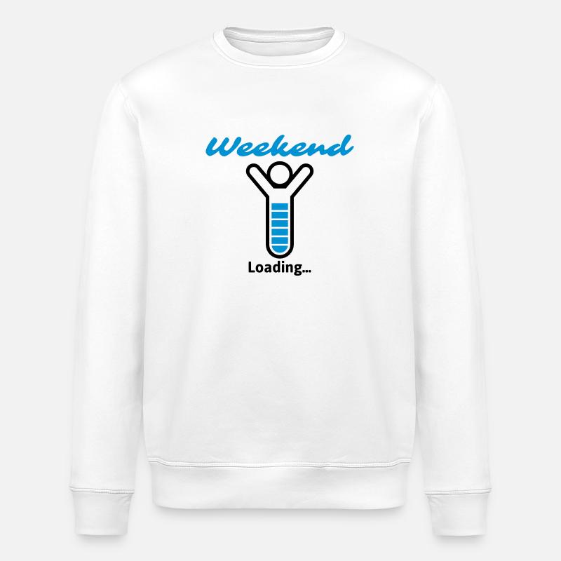 Week-end Loading ... - Sweat bio ROLLER Stanley/Stella Unisexe - blanc