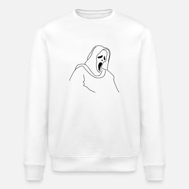 Scream Halloween - Sweat bio ROLLER Stanley/Stella Unisexe - blanc