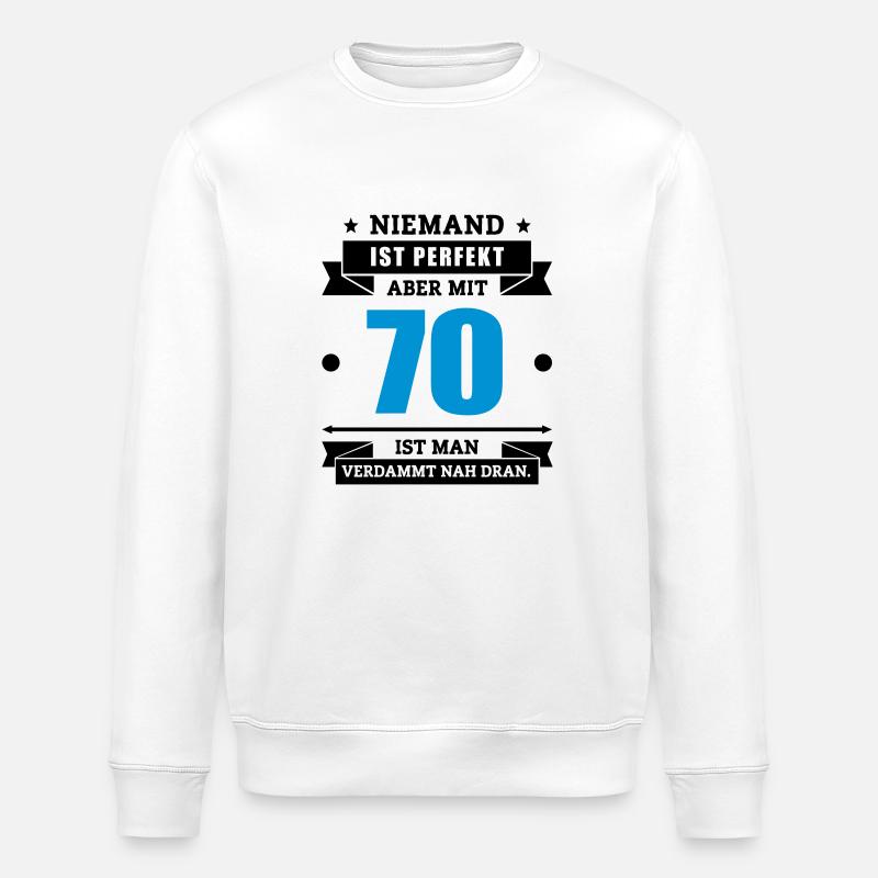 Funshirt 70 - Stanley/Stella Unisex Bio-Sweatshirt ROLLER - Weiß