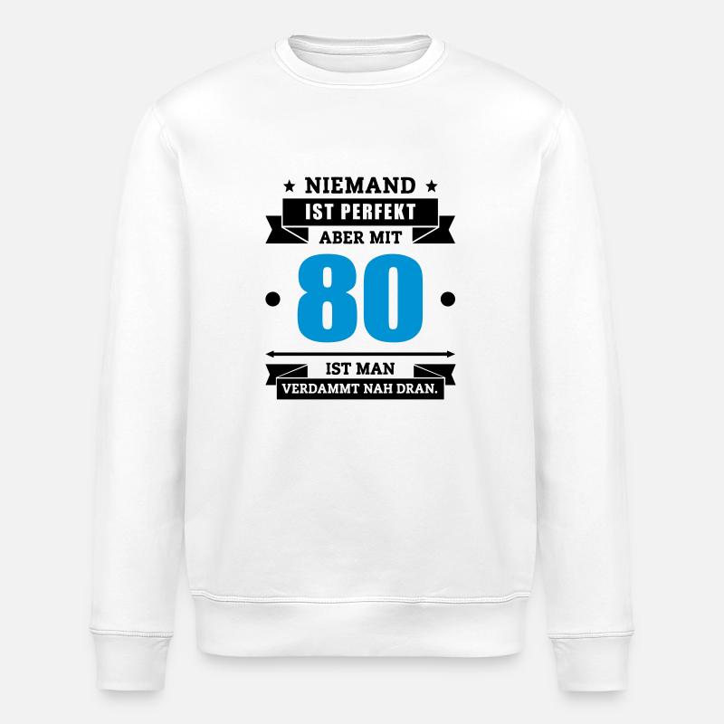 Funshirt 80 - Stanley/Stella Unisex Bio-Sweatshirt ROLLER - Weiß