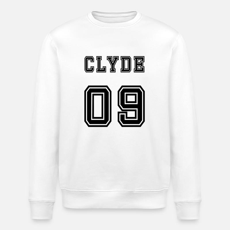Clyde Dos - Sweat bio ROLLER Stanley/Stella Unisexe - blanc