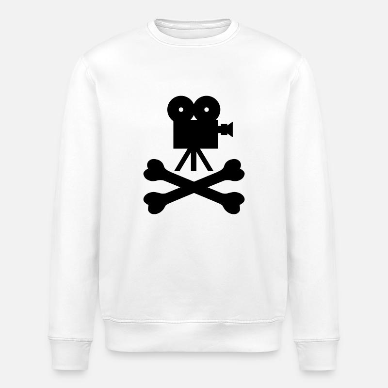 bad camera - Stanley/Stella Unisex Bio-Sweatshirt ROLLER - Weiß