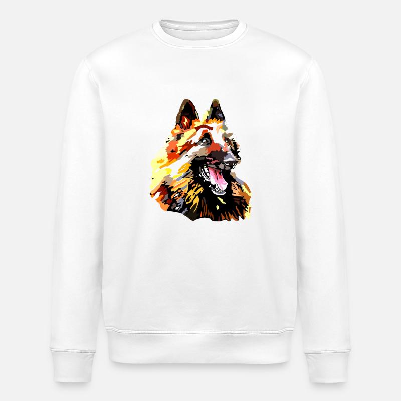 tervueren - Stanley/Stella Unisex Bio-Sweatshirt ROLLER - Weiß