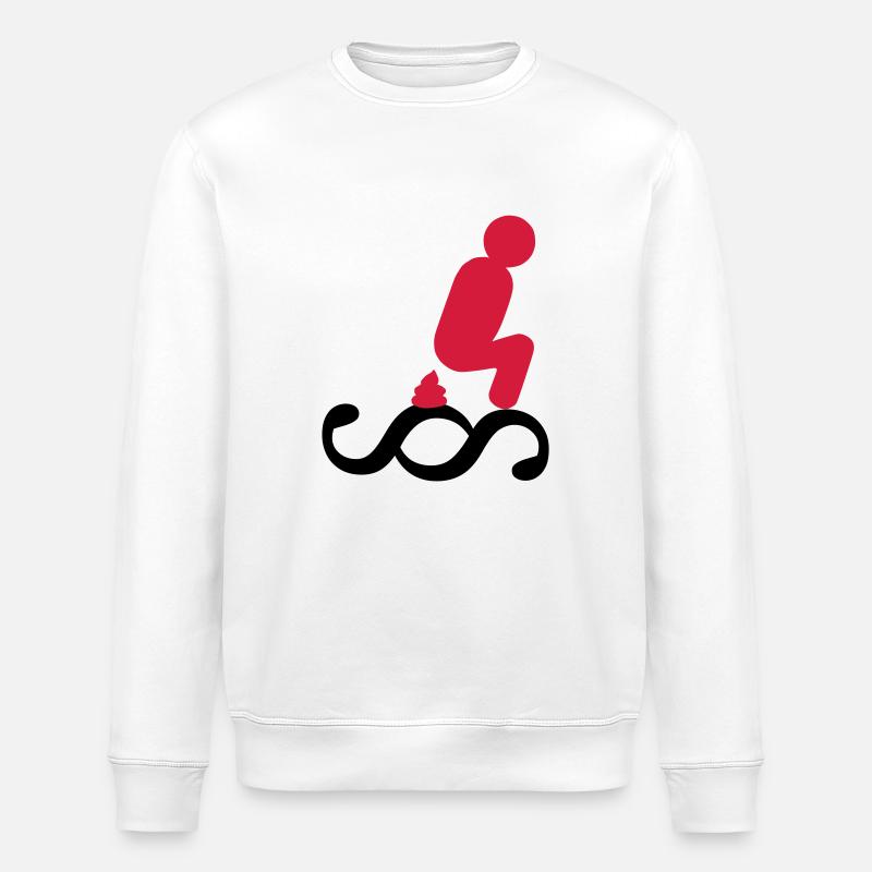 Scheiss auf das Gesetz - Stanley/Stella Unisex Bio-Sweatshirt ROLLER - Weiß