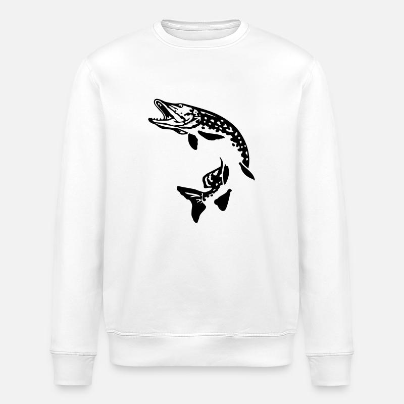 hecht_hechtsprung - Sweat bio ROLLER Stanley/Stella Unisexe - blanc