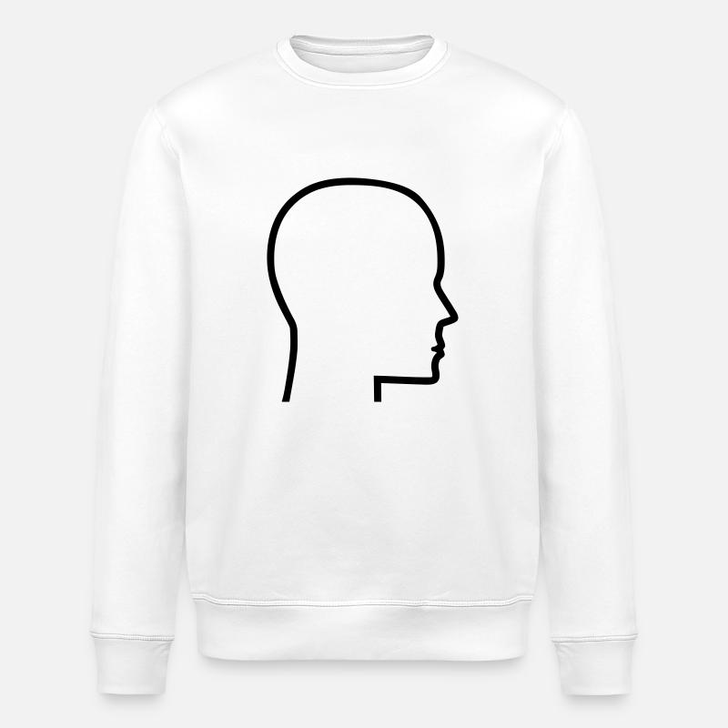 Head - Stanley/Stella ROLLER Unisex Organic Sweatshirt - white