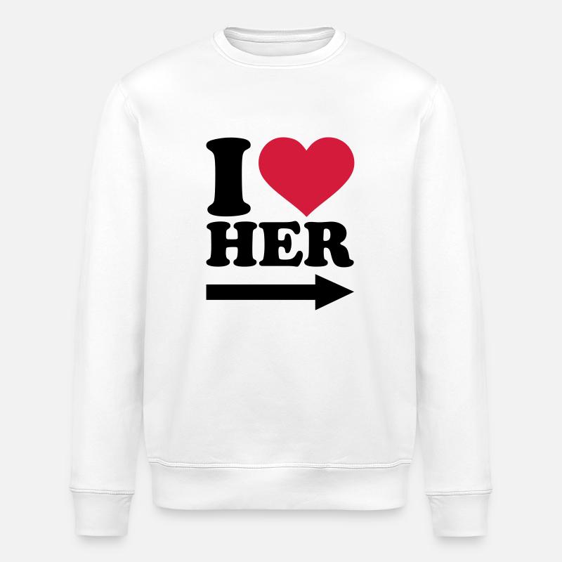 Freundin - Stanley/Stella Unisex Bio-Sweatshirt ROLLER - Weiß