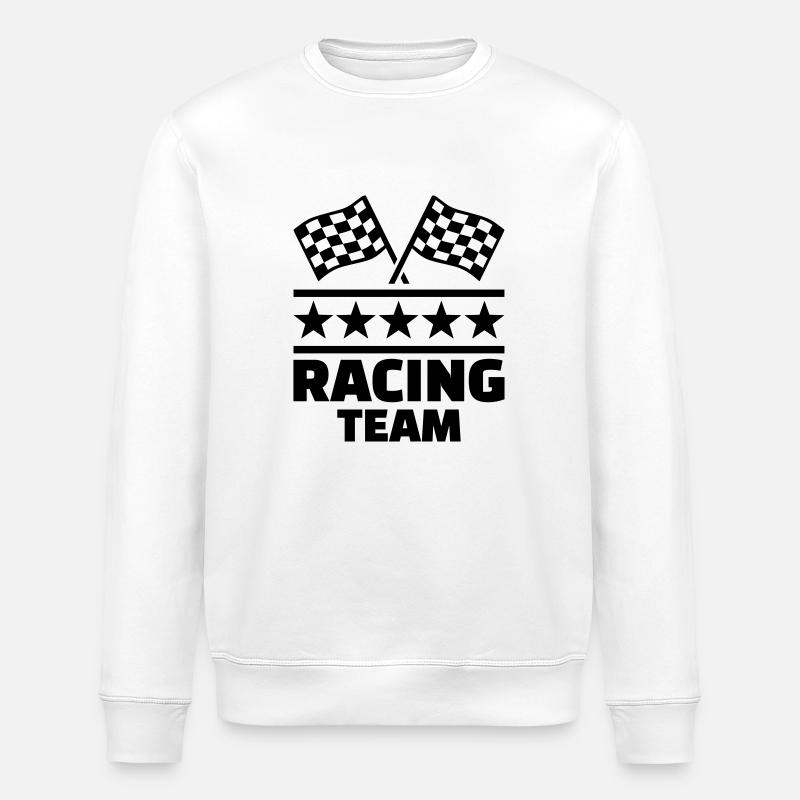 Racing Team - Stanley/Stella Unisex Bio-Sweatshirt ROLLER - Weiß