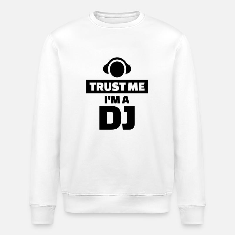 Trust me DJ - Sweat bio ROLLER Stanley/Stella Unisexe - blanc