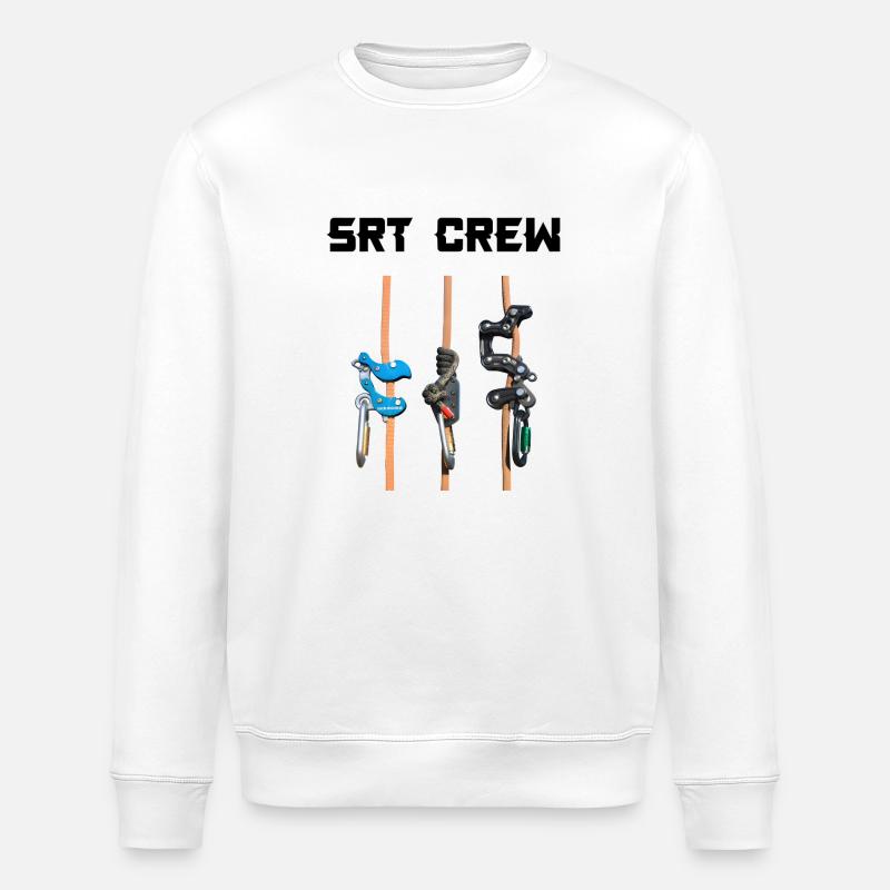 SRT Crew - Stanley/Stella Unisex Bio-Sweatshirt ROLLER - Weiß