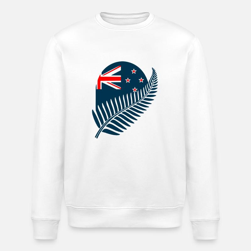 Nouvelle-Zélande Aotearoa Kiwi 2 - Sweat bio ROLLER Stanley/Stella Unisexe - blanc