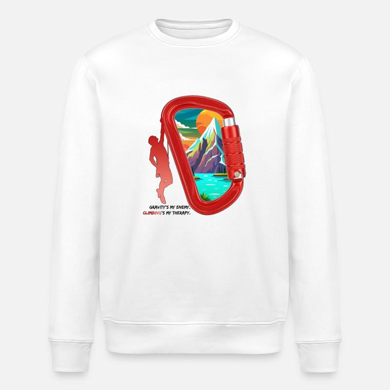 Gravity's Enemy - Stanley/Stella ROLLER Unisex Organic Sweatshirt - white