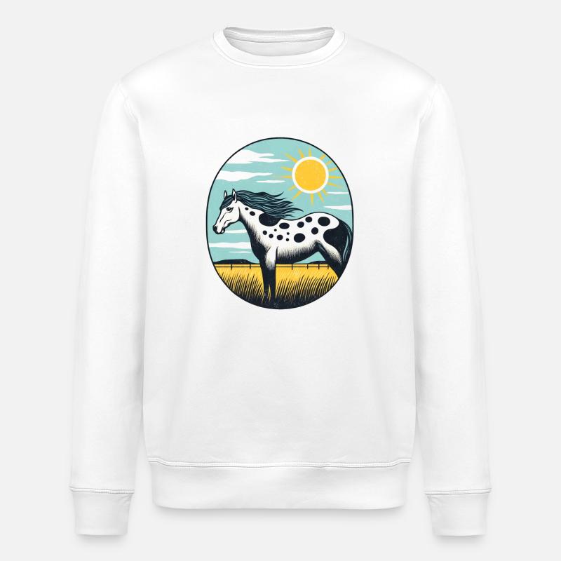 Appaloosa - Stanley/Stella Unisex Bio-Sweatshirt ROLLER - Weiß