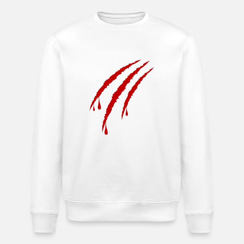 krallen - Stanley/Stella Unisex Bio-Sweatshirt ROLLER - Weiß