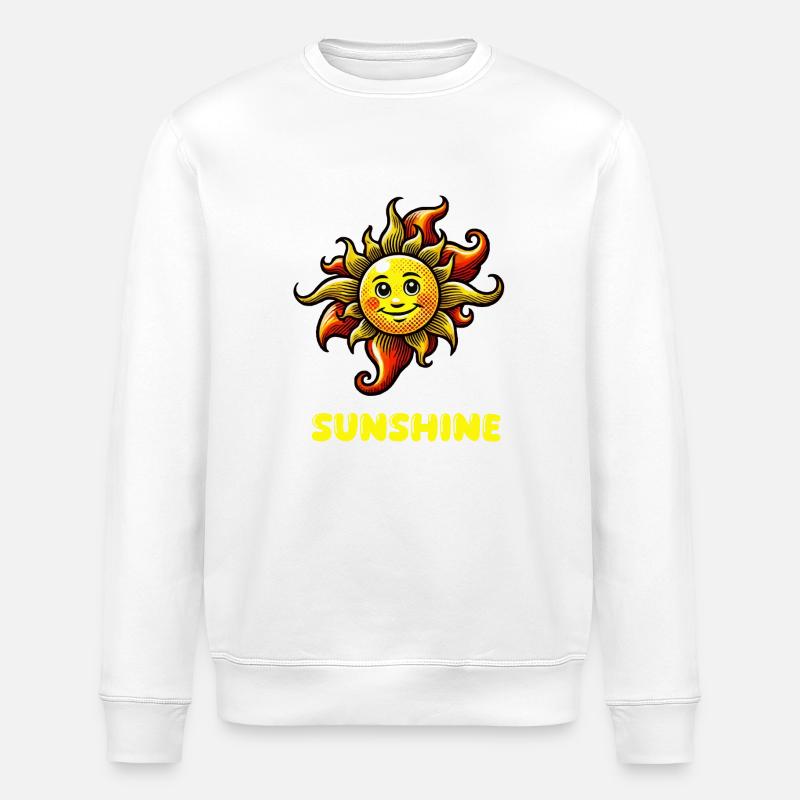 soleil soleil - Sweat bio ROLLER Stanley/Stella Unisexe - blanc