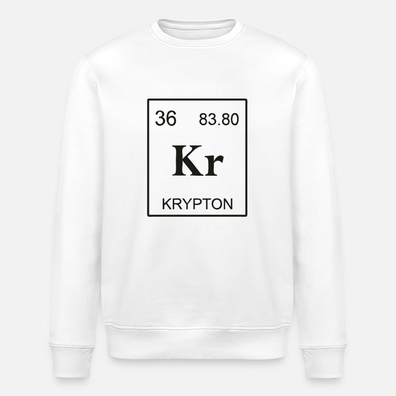 Krypton - Stanley/Stella Unisex Bio-Sweatshirt ROLLER - Weiß